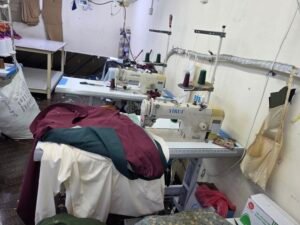 Quality checking finished garments before dispatch