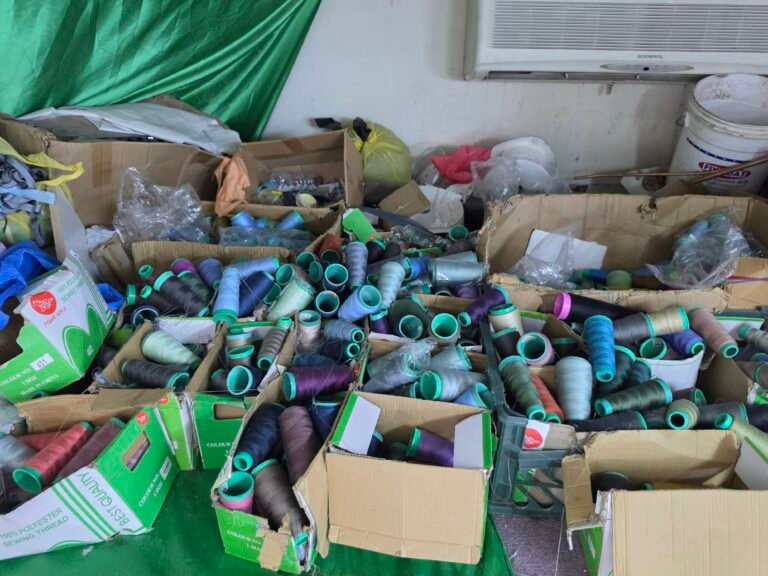 Overview of the Al Husn Garments production floor