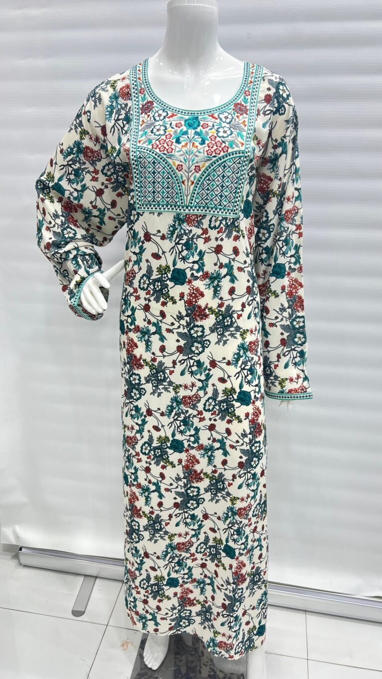 Abaya and jalabiya produced in the Al Husn Garments workshop